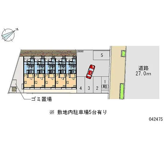 ★手数料０円★姫路市西今宿２丁目　月極駐車場（LP）